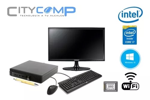 Kit Mini Pc Dell 9020, I7, 8 Gb Ram, Wifi, Ssd, Monitor 19