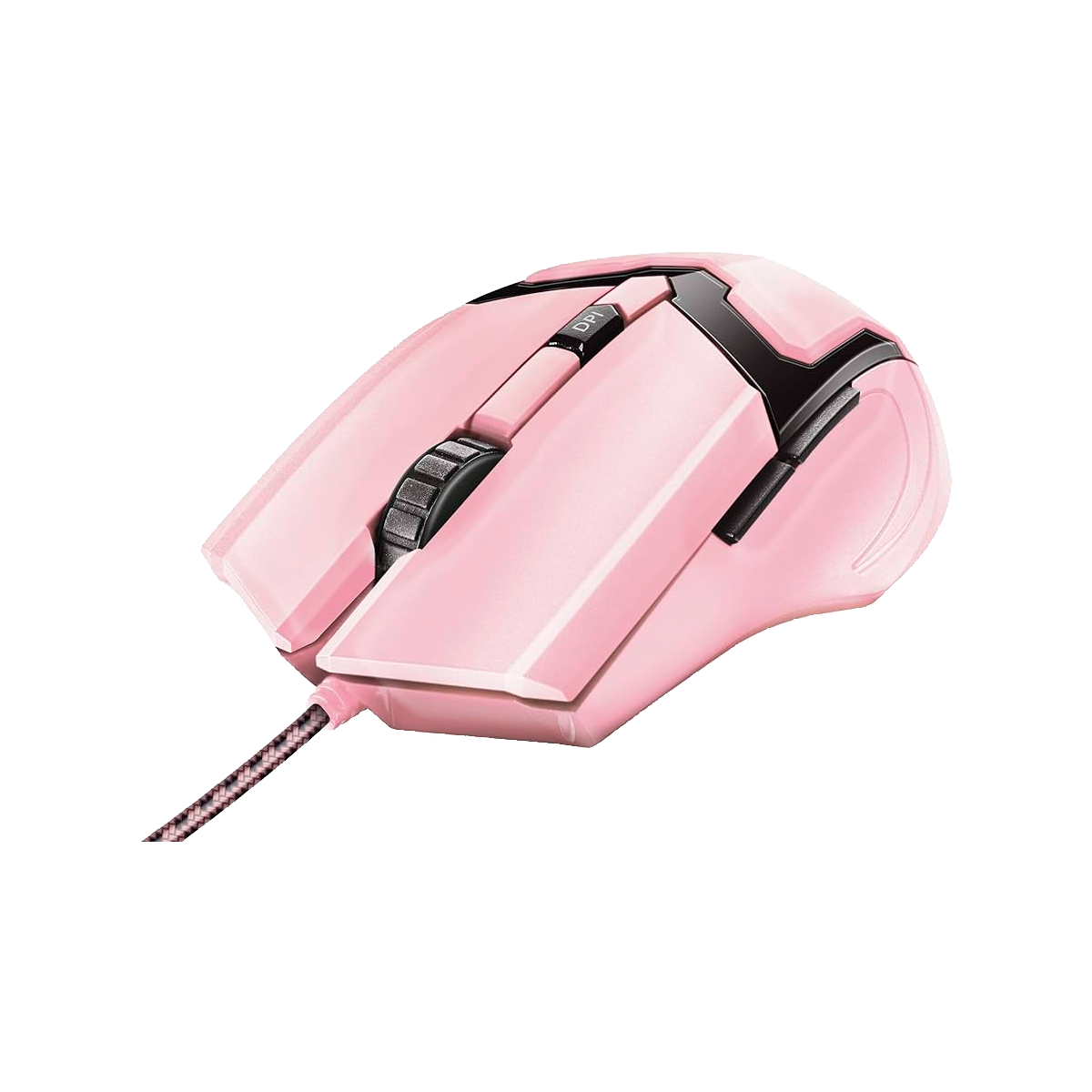 Mouse Trust GAMING 4800 DPI Color Rosado