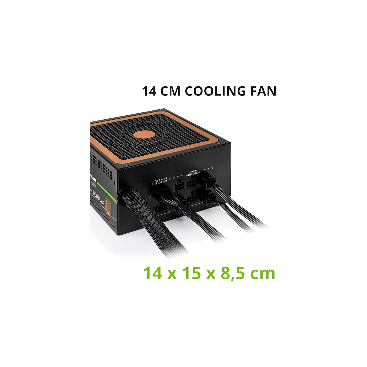 Fuente De Poder Para PC 650W BRONZE 80 PLUS TECNOWARE